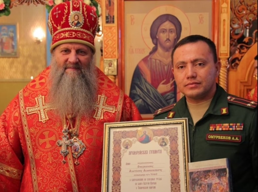 Kňaz požehnal šéfa ruskej