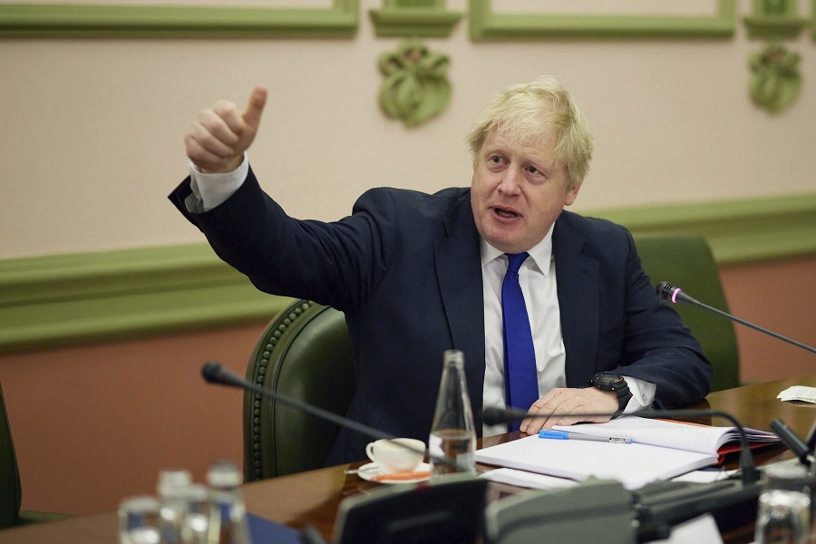 Britský premiér Boris Johnson