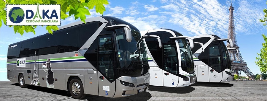 Luxusné a moderné autobusy CK DAKA.