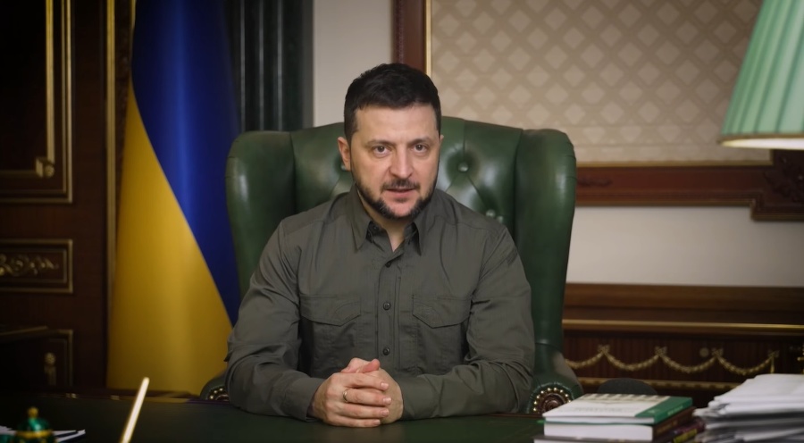 Ukrajinský prezident Volodymyr Zelenskyj.