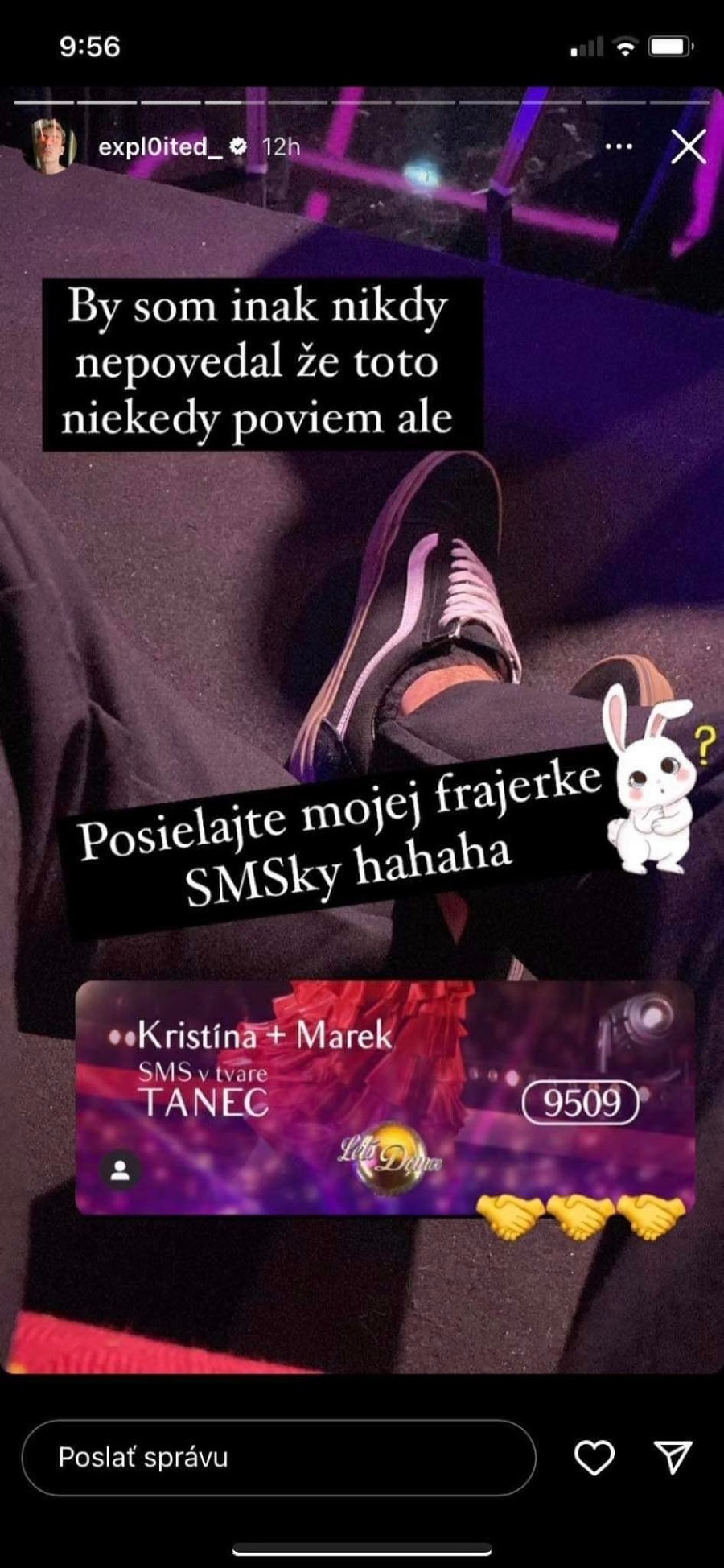 Svarinskej zajačik burcuje svojich fanúšikov.