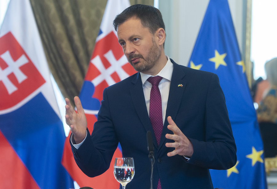 Na snímke slovenský premiér