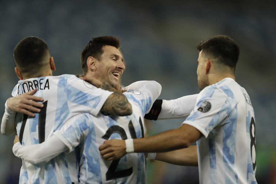 Futbalisti argentínskej reprezentácie.(ilustr. foto)