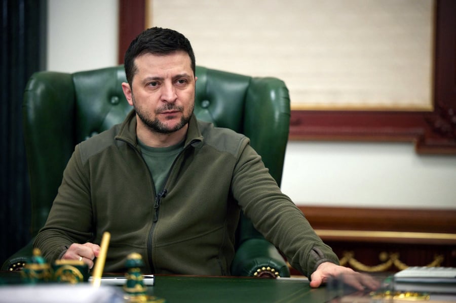 Volodymyr Zelenskyj, ukrajinský prezident.