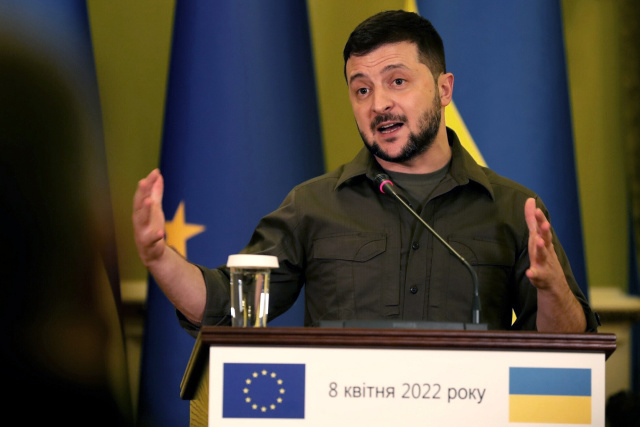 Ukrajinský prezident Volodymyr Zelenskyj