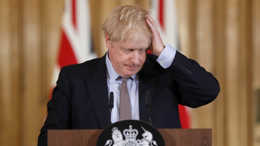 Britský premiér Boris Johnson.