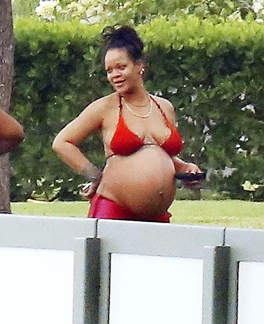 Tehotná Rihanna.