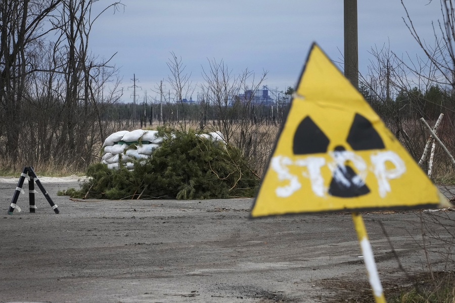 Úroveň rádioaktivity v Černobyle
