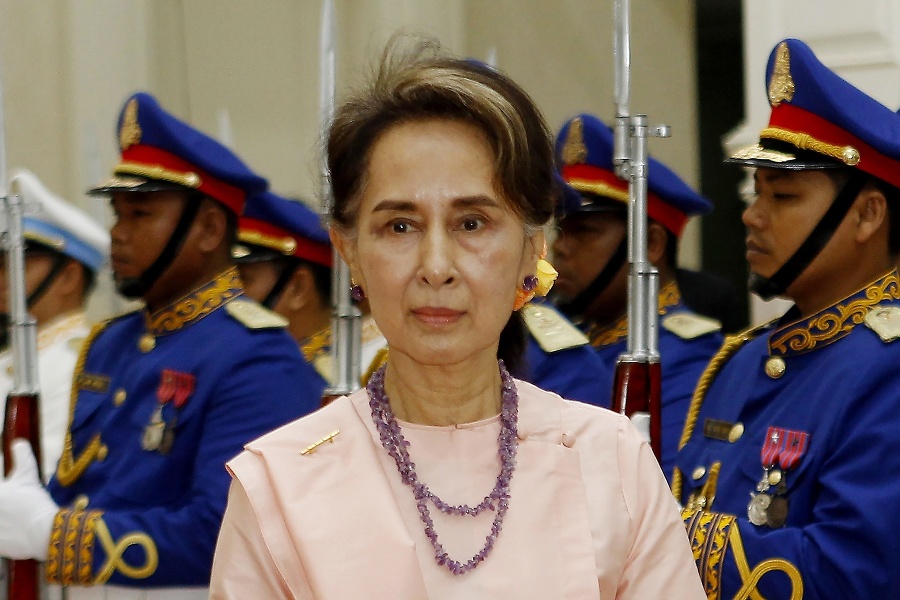 Opozičnú vodkyňu Aun Schan