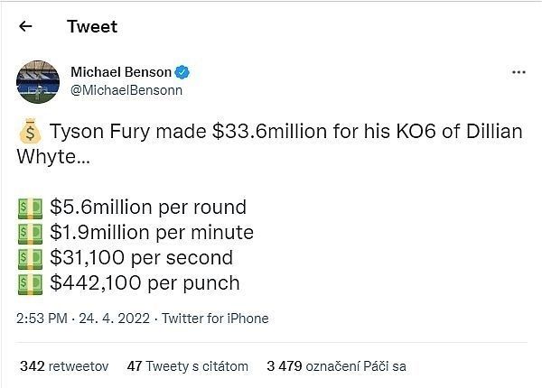 Tyson Fury si v