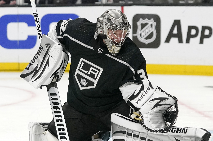 Brankár Jonathan Quick predviedol