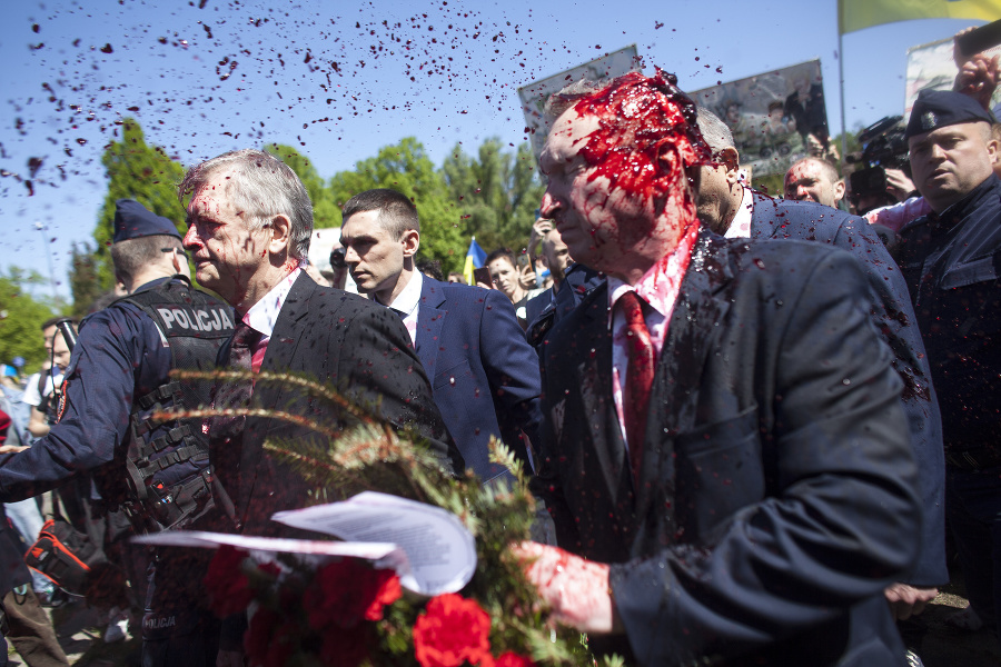 Demonštranti v poľskej Varšave