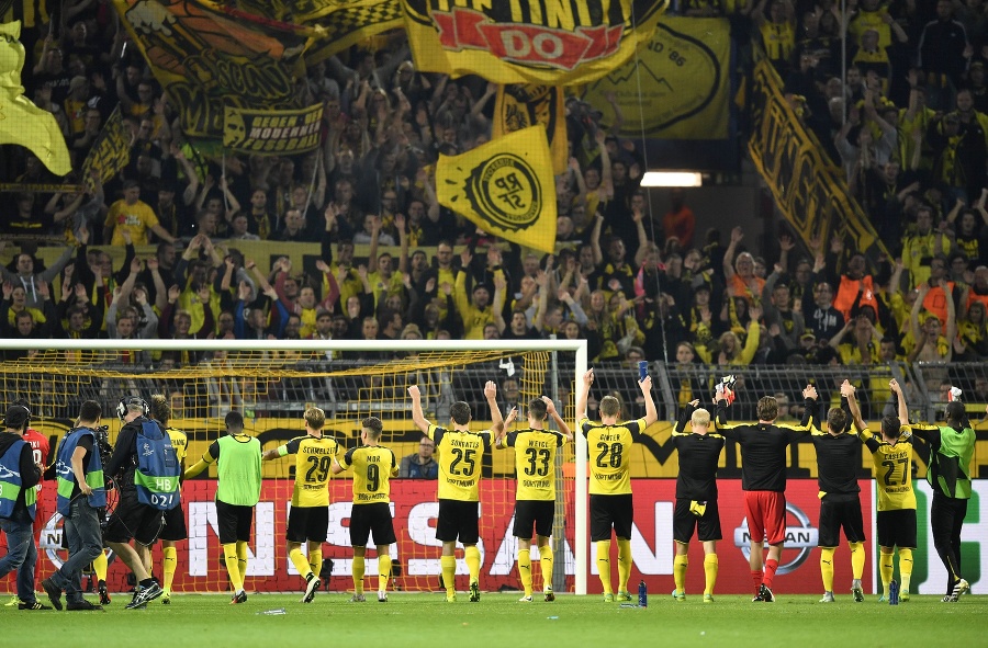 Futbalisti Dortmundu sa tešia