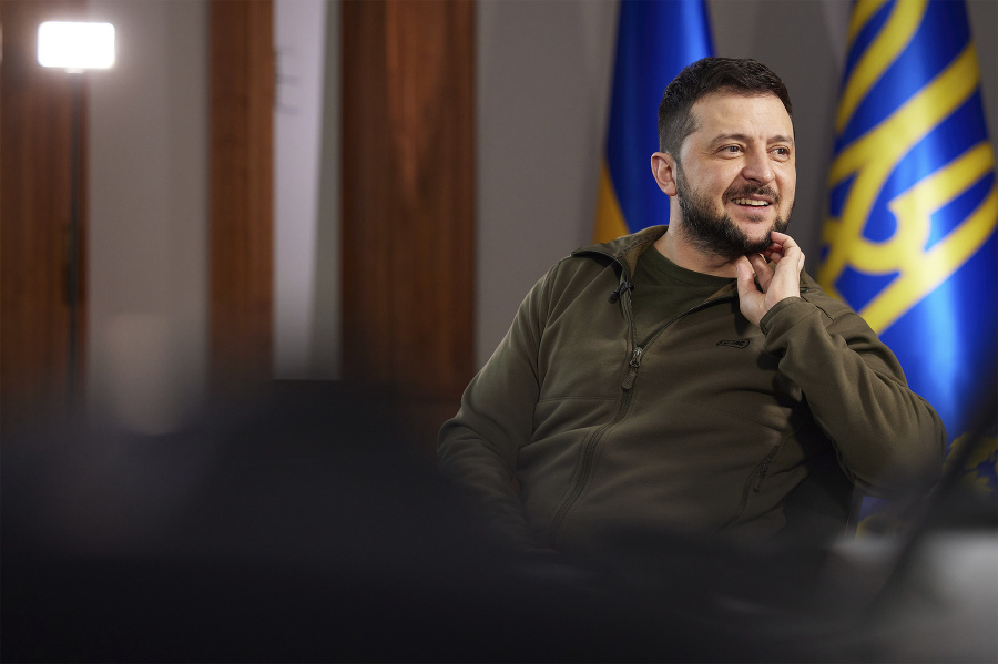 Ukrajinský prezident Volodymyr Zelenskyj.