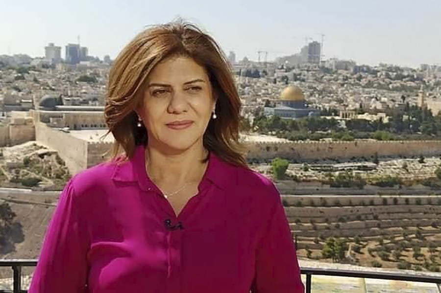 Palestínska novinárka pracujúca pre