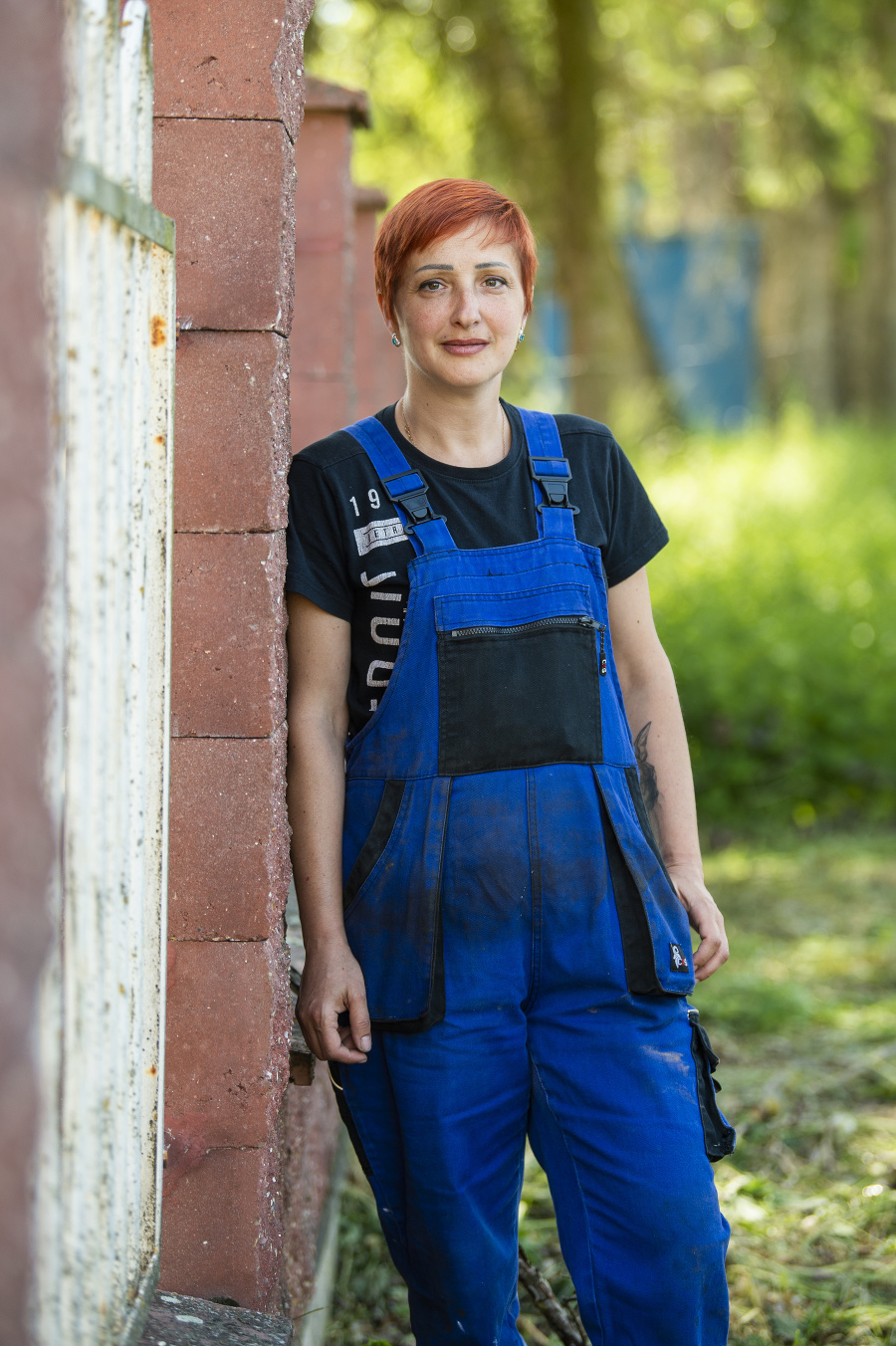 Ukrajinská utečenka Lena Dacčenková.