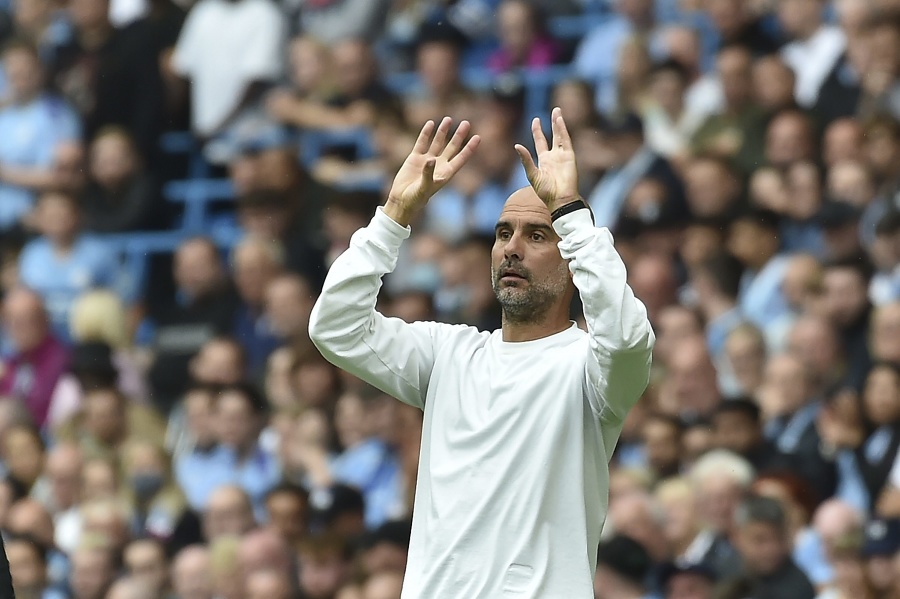 Španielsky tréner Pep Guardiola.