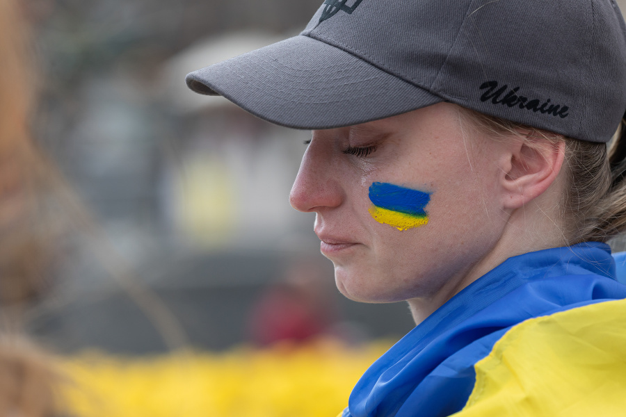 Ukrajinci demonštrovali v centre