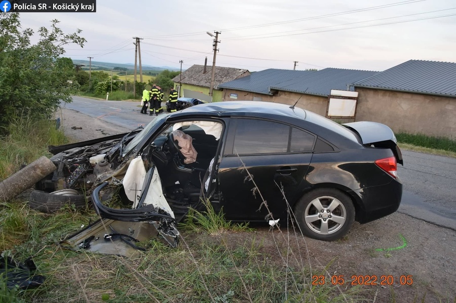 V okrese Košice-okolie sa stala vážna dopravná nehoda.