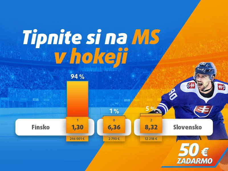 TV Tipsport: Suomi sú favoriti. Zbúrajú Slováci prognózy?