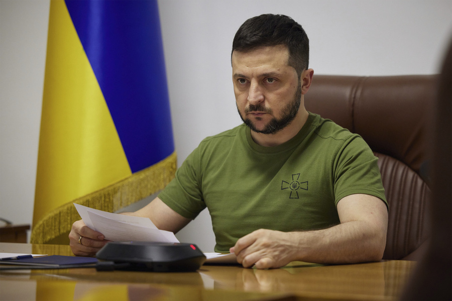 Ukrajinský prezident Volodymyr Zelenskyj.