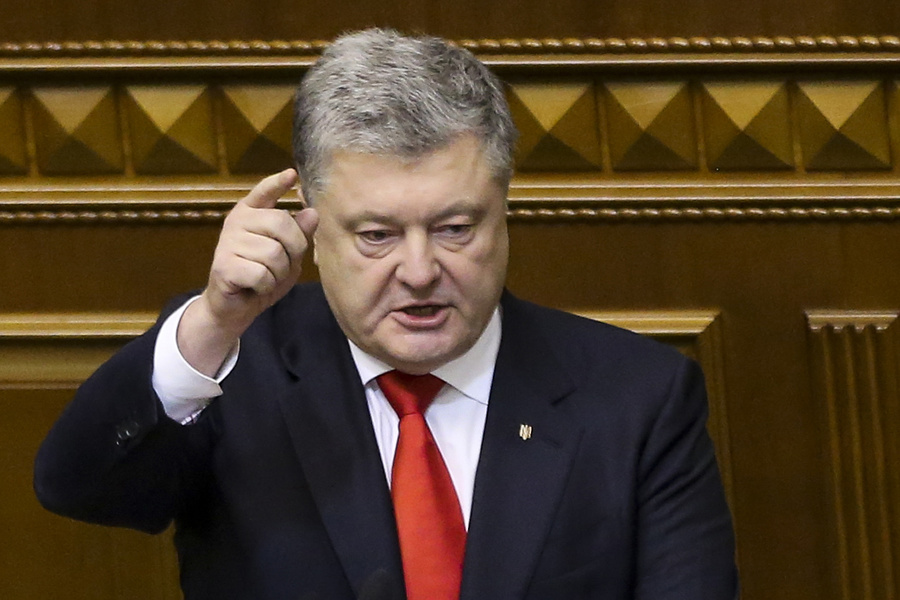 Ukrajinský exprezident Petro Porošenko.