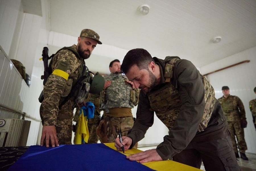 Ukrajinský prezident Volodymyr Zelenskyj