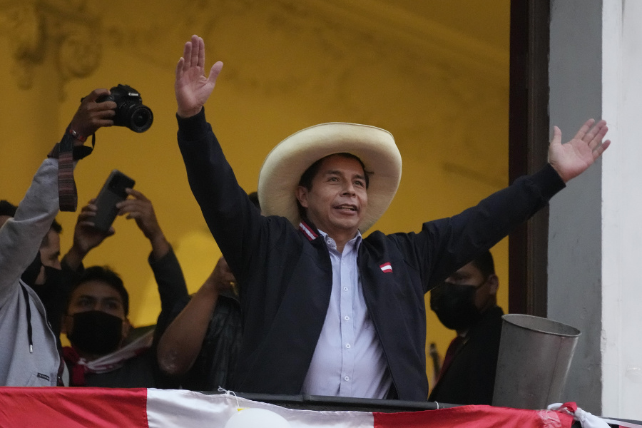 Peruánsky prezident Pedro Castillo