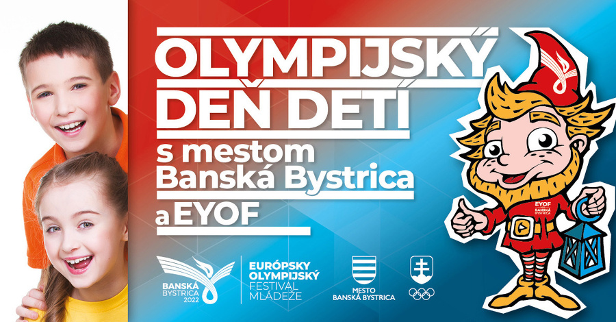 1. júna budú oslavy Olympijského dňa s preberaním pochodne s ohňom pre EYOF 2022.