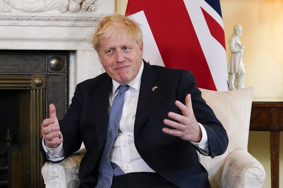 Britský premiér Boris Johnson