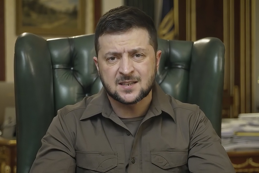 Ukrajinský prezident Volodymyr Zelenskyj 