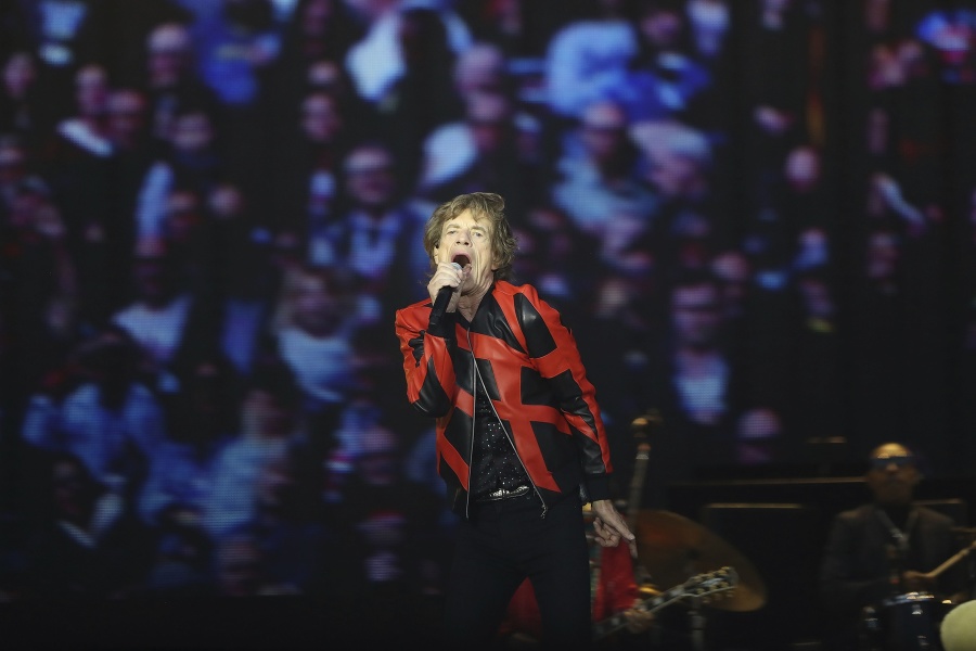 Mick Jagger počas koncertu