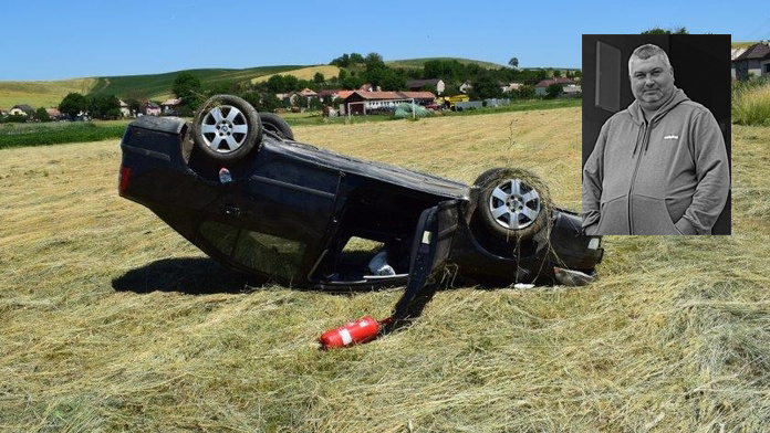 Hlavu obce ľudia poznali ako dobrosrdečného chlapa. Zdemolované vozidlo skončilo na streche. 