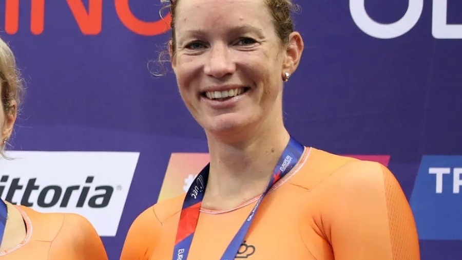 Holandská cyklistka Amy Pietersová.