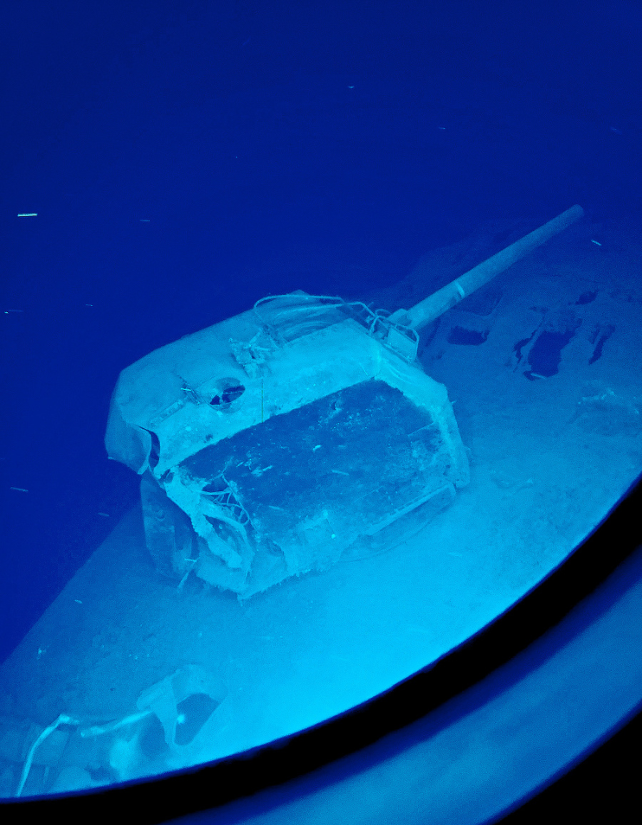 Záber z robotickej ponorky