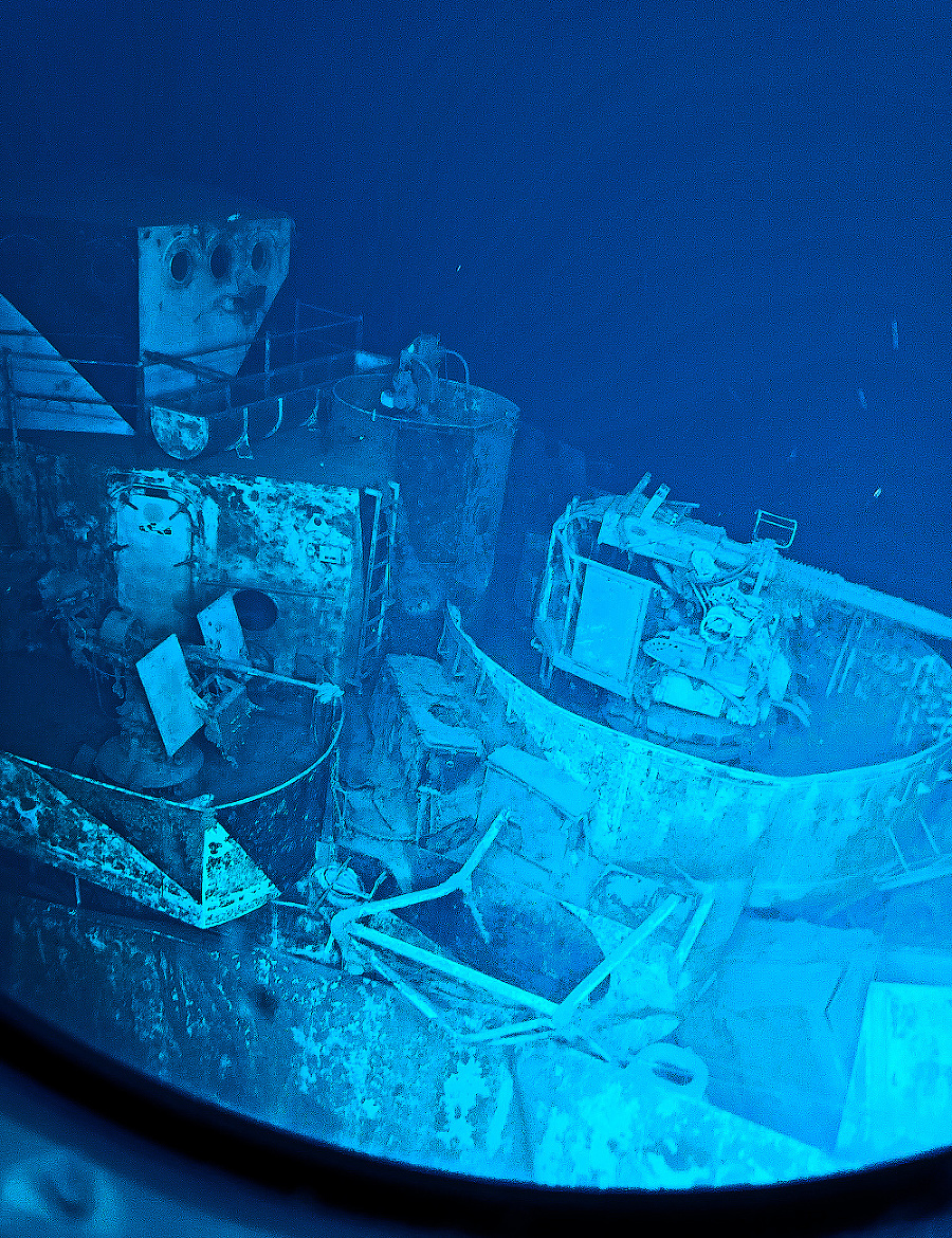 Zábery z robotickej ponorky