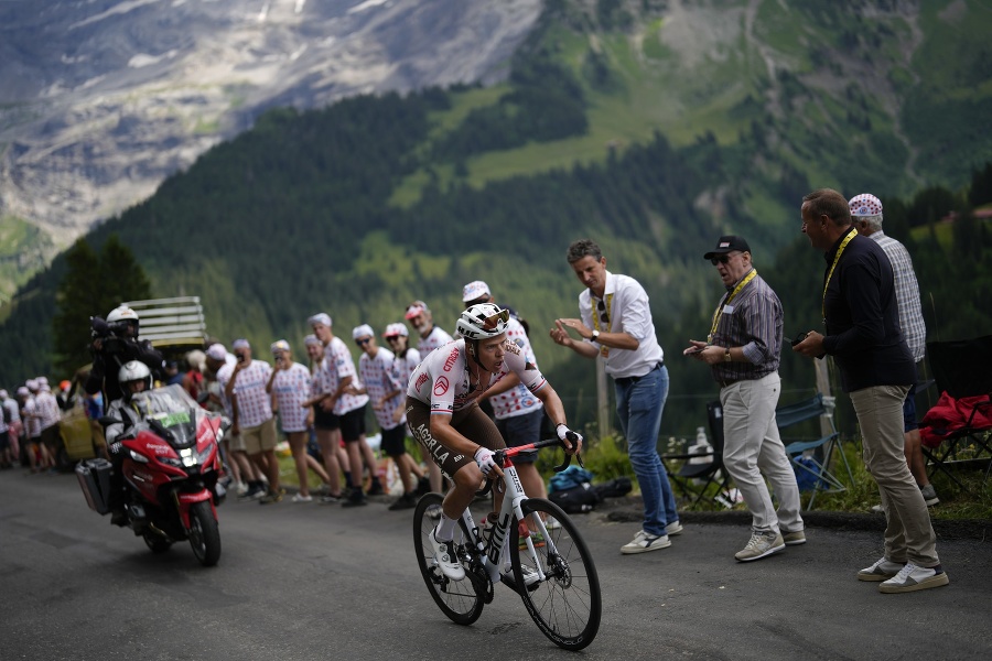 Bob Jungels počas deviatej