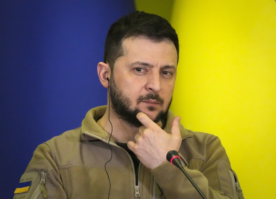 Ukrajinský prezident Volodymyr Zelenskyj.