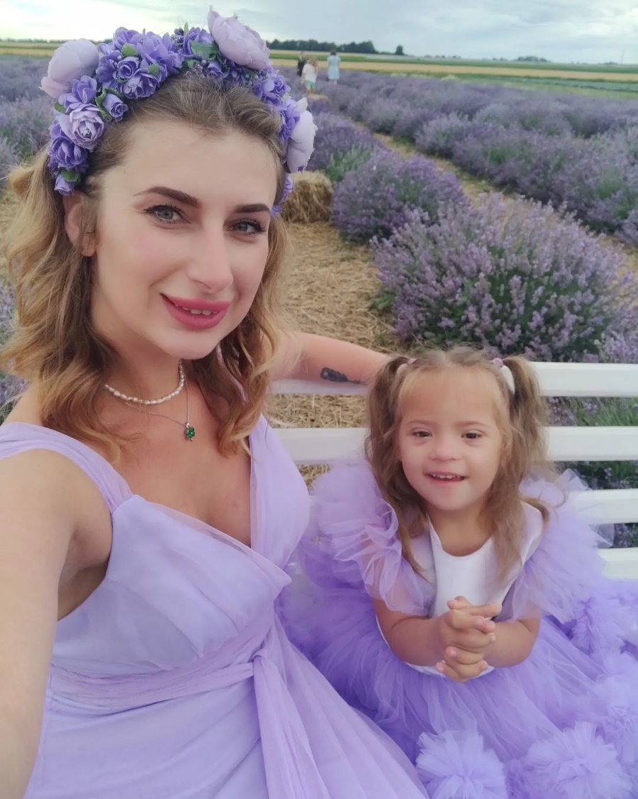 Iryna so svojou milovanou dcérkou Lizou. 