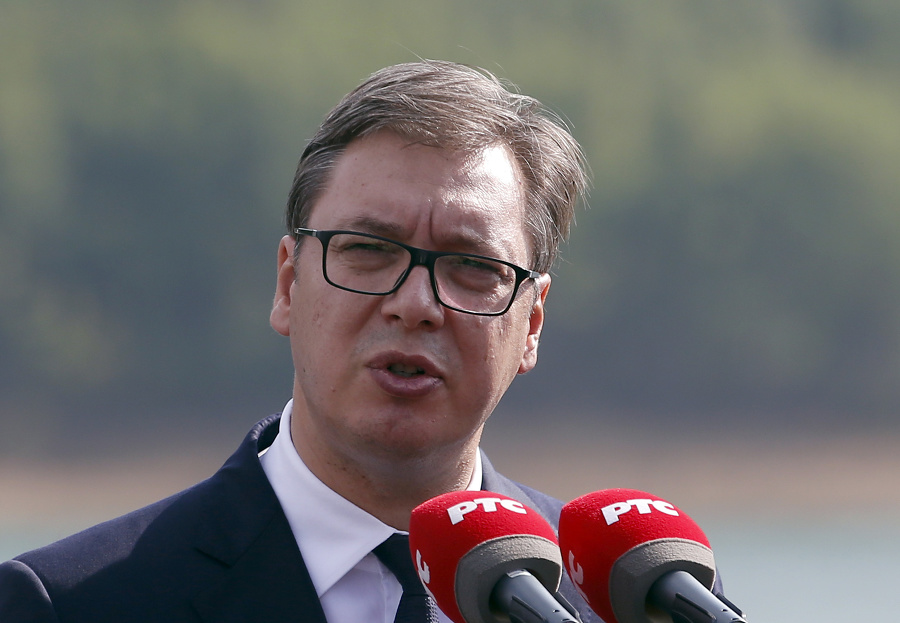 Srbský prezident Aleksandar Vučič.