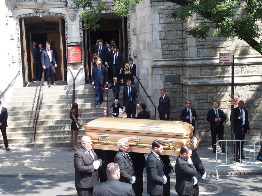 Pohreb Ivany Trumpovej v