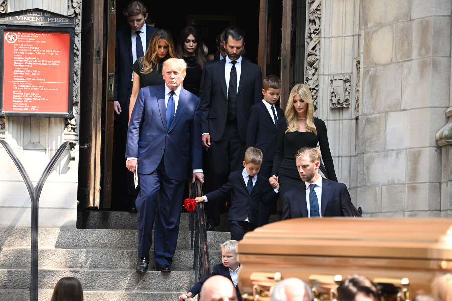 Pohreb Ivany Trumpovej v