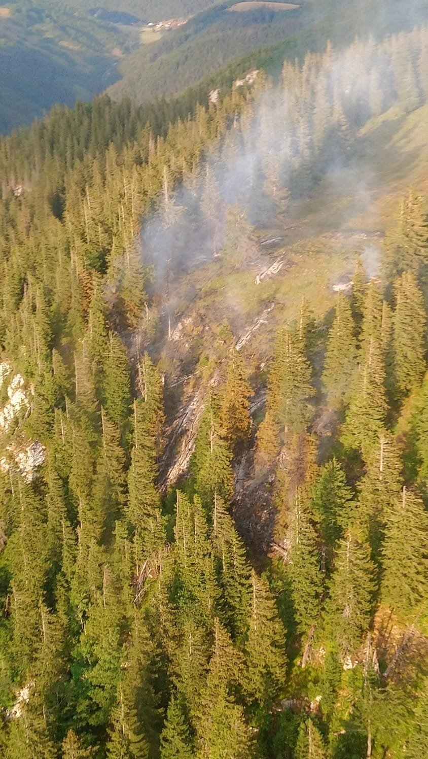 Požiar lesa v Národnom