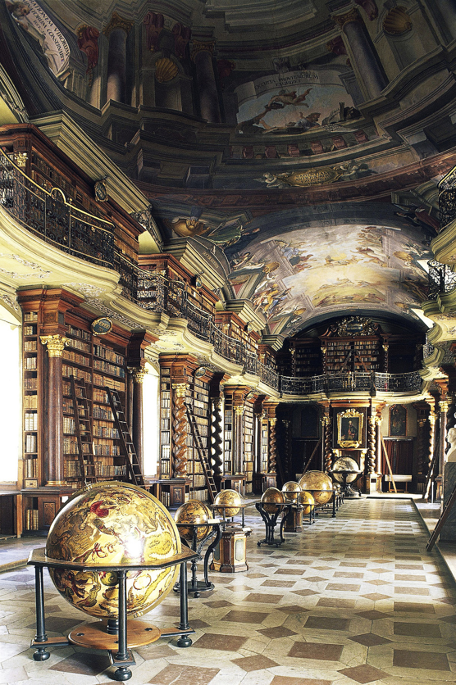 Baroková sieň národnej knižnice