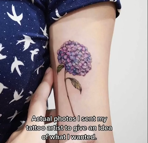 Tetovanie, ktoré Tiffany poslala
