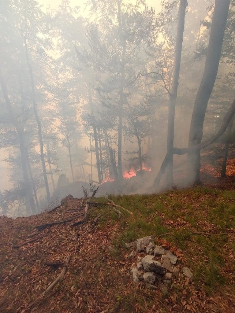 Požiar v okrese Malá