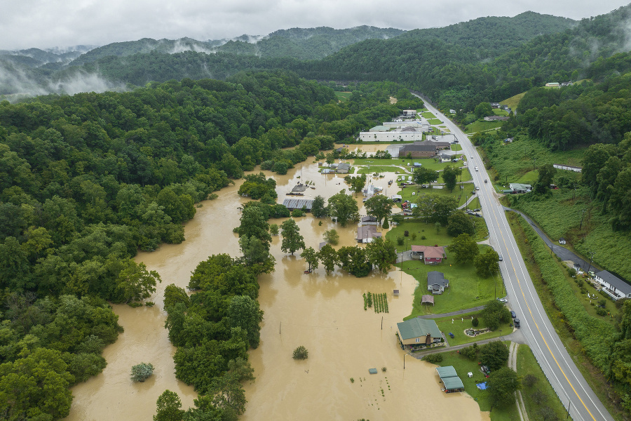 Záplavy v americkom Kentucky.