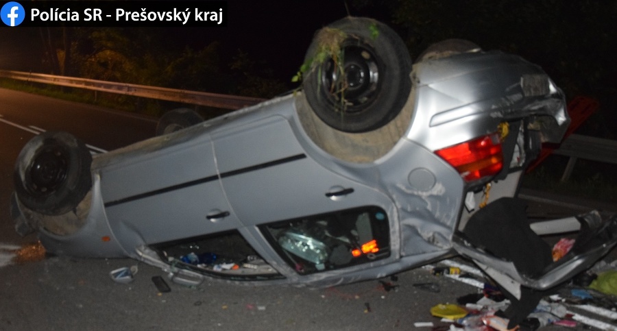 Jazda popri Domaši sa skončila vážnou dopravnou nehodou.