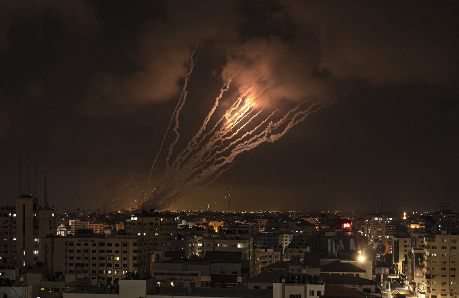 Nálety v pásme Gazy