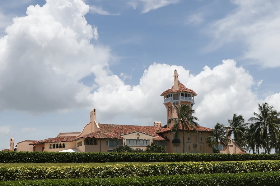 Floridský rezort Mar-a-Lago bývalého amerického prezidenta Donalda Trumpa